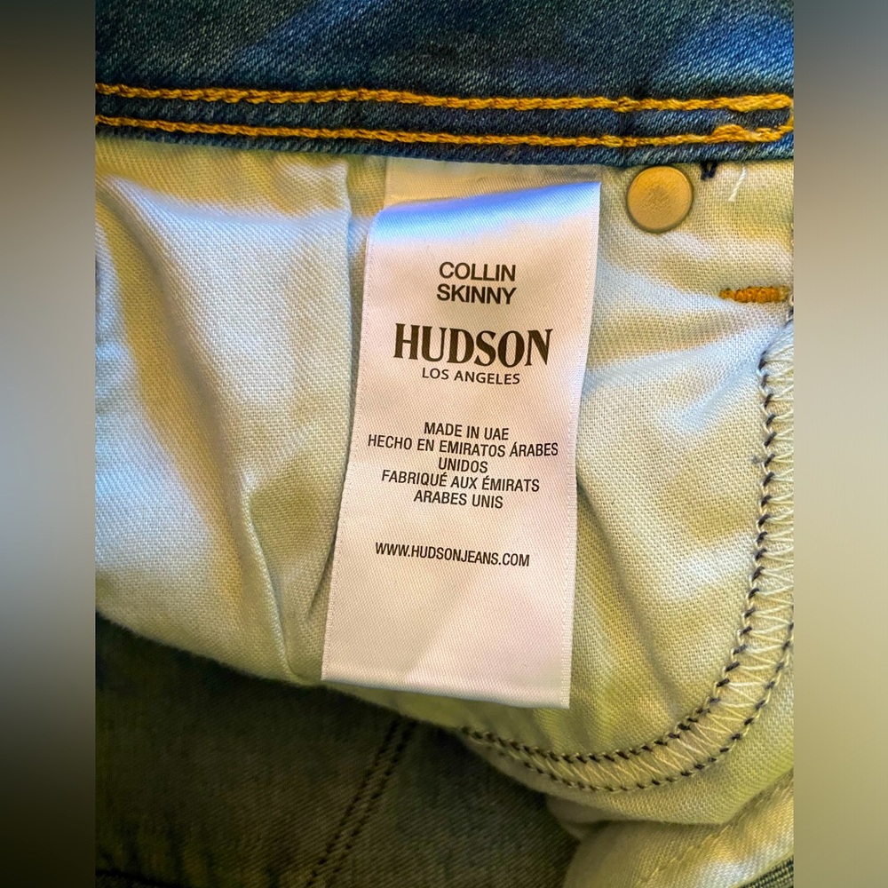 NEW Hudson Jeans Collin Skinny 26 - Picture 6 of 8